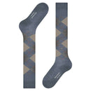 Burlington Blue Manchester Knee High Socks