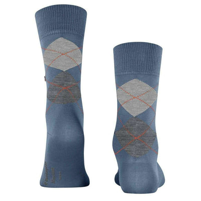 Burlington Blue Manchester Socks