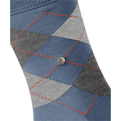 Burlington Blue Manchester Socks
