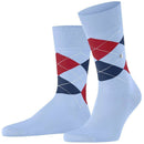 Burlington Blue Manchester Socks