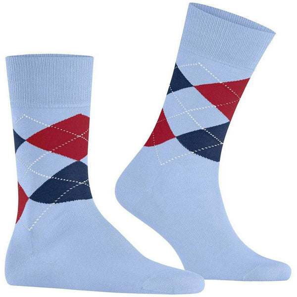 Burlington Blue Manchester Socks