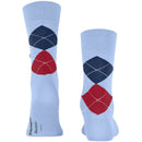 Burlington Blue Manchester Socks