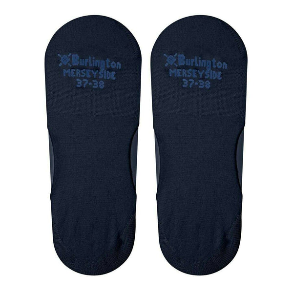 Burlington Blue Merseyside Invisible Socks