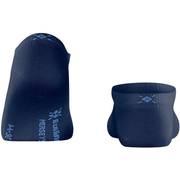 Burlington Blue Merseyside Trainer Socks