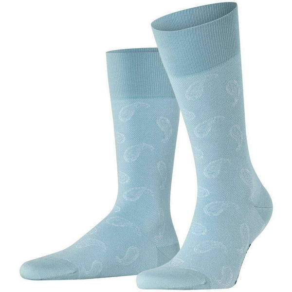 Burlington Blue Paisley Socks