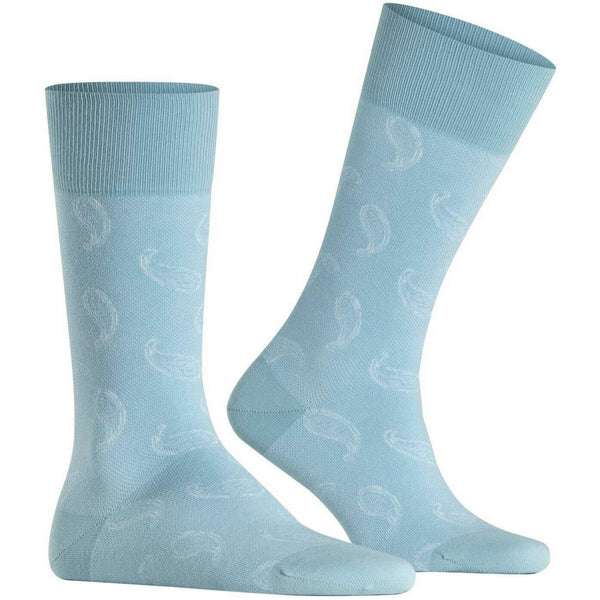 Burlington Blue Paisley Socks