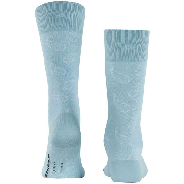 Burlington Blue Paisley Socks