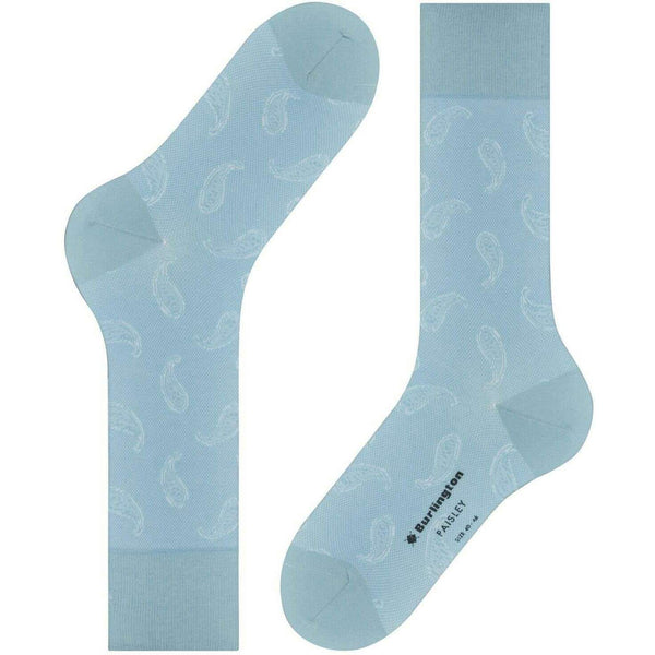 Burlington Blue Paisley Socks