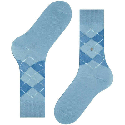 Burlington Blue Preston Socks