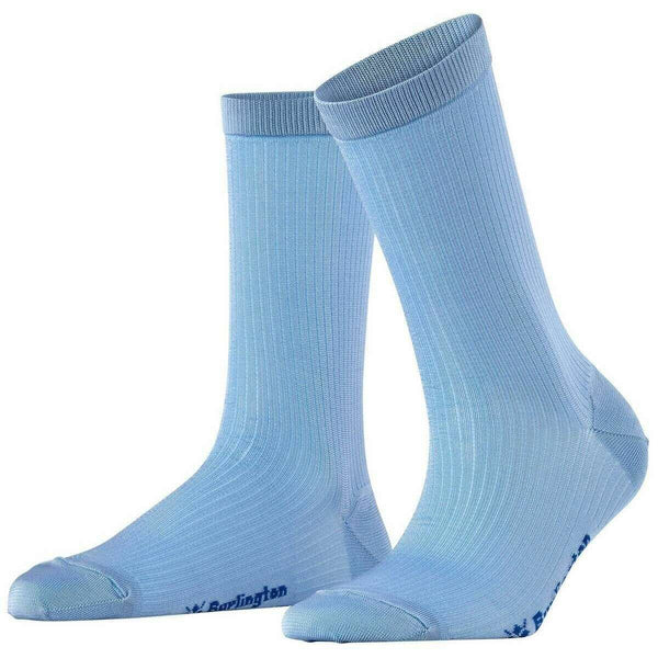 Burlington Blue Princess Street Socks
