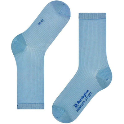 Burlington Blue Princess Street Socks