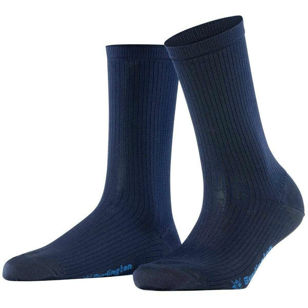 Burlington Blue Princess Street Socks
