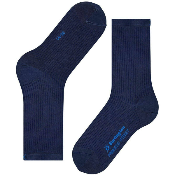 Burlington Blue Princess Street Socks
