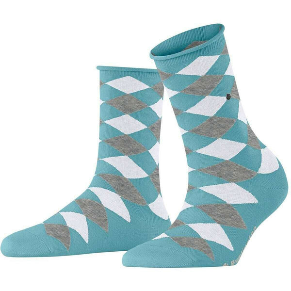 Burlington Blue Sandy Short Socks