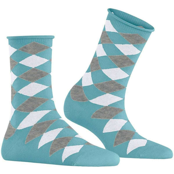 Burlington Blue Sandy Short Socks