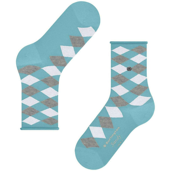 Burlington Blue Sandy Short Socks