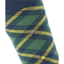 Burlington Blue Tartan Socks