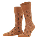 Burlington Brown Chess Socks