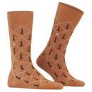 Burlington Brown Chess Socks