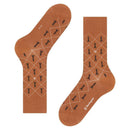 Burlington Brown Chess Socks