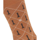 Burlington Brown Chess Socks