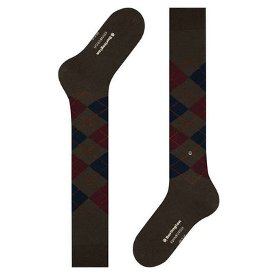 Burlington Brown Edinburgh Knee High Socks