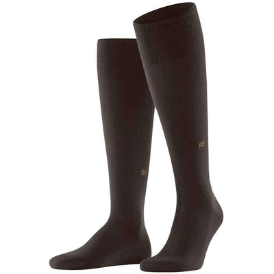 Burlington Brown Leeds Knee High Socks