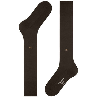 Burlington Brown Leeds Knee High Socks