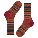 Burlington Brown Stripe Socks