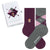 Burlington Burgundy Everyday X-Mas 2 Pack Gift Box Socks