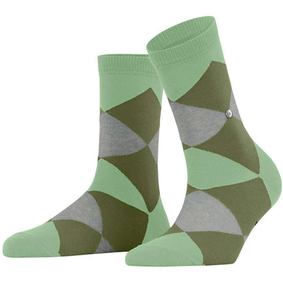 Burlington Green Bonnie Short Socks