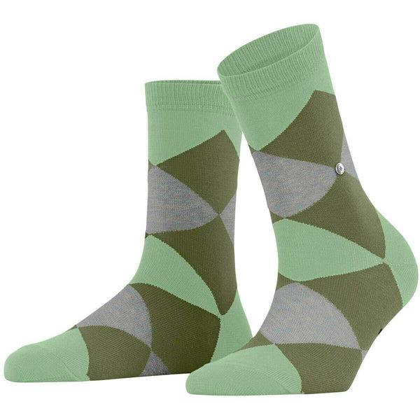 Burlington Green Bonnie Short Socks