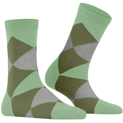 Burlington Green Bonnie Short Socks