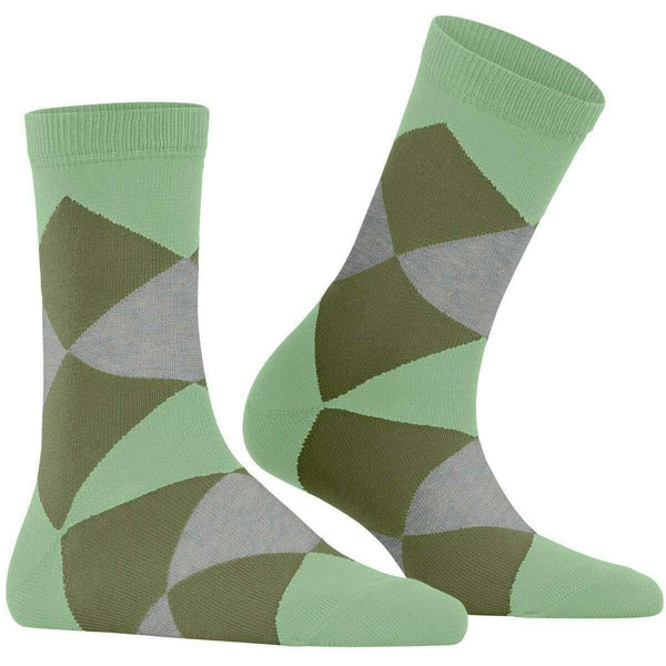 Burlington Green Bonnie Short Socks