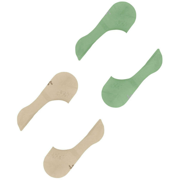Burlington Green Everyday 2-Pack Invisible Socks