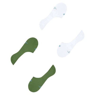 Burlington Green Everyday 2 Pack No Show Socks