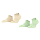 Burlington Green Everyday 2-Pack Sneaker Socks