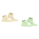 Burlington Green Everyday 2-Pack Sneaker Socks