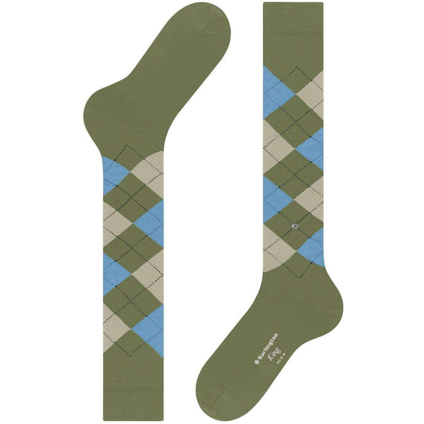 Burlington Green King Knee High Socks