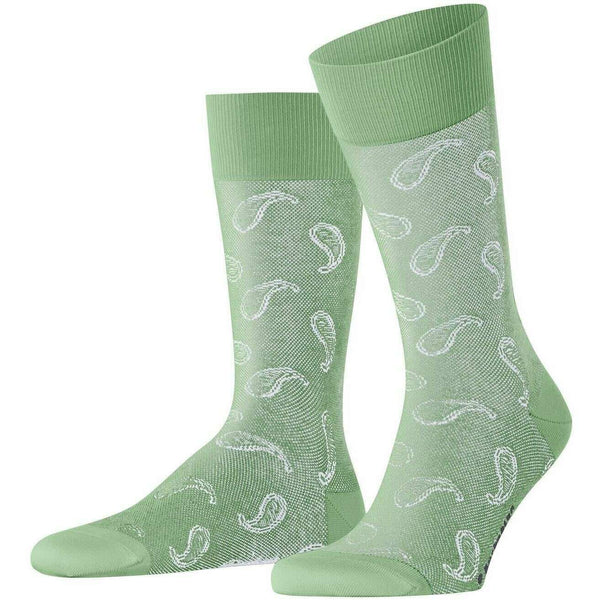 Burlington Green Paisley Socks