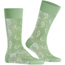 Burlington Green Paisley Socks