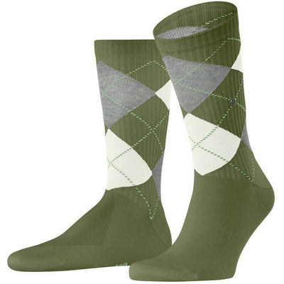 Burlington Green Rib Court Socks