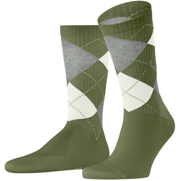 Burlington Green Rib Court Socks