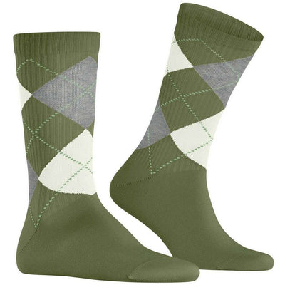 Burlington Green Rib Court Socks