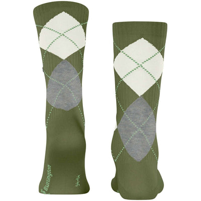 Burlington Green Rib Court Socks