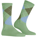 Burlington Green Rib Courtside Socks