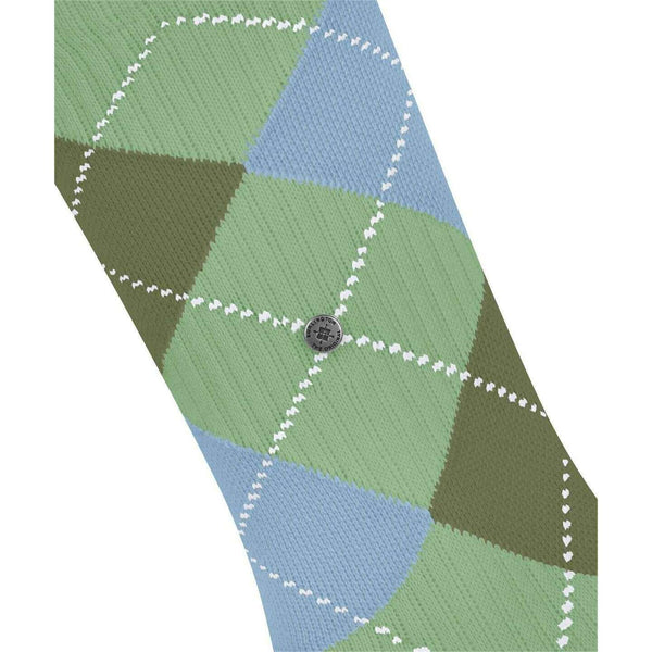 Burlington Green Rib Courtside Socks