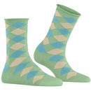 Burlington Green Sandy Short Socks