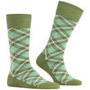 Burlington Green Tartan Socks