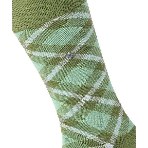 Burlington Green Tartan Socks
